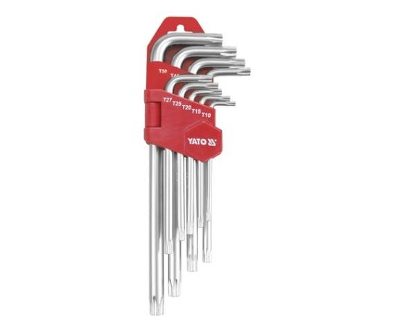 KLUCZE TORX YATO T10-50 Cr-V długie YATO