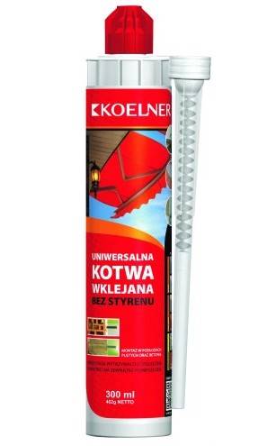Kotwa chemiczna 300ml. PLX