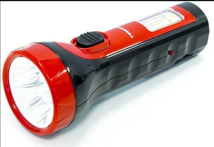 Latarka AKU ładowalna 5 LED + 6 SMD LED