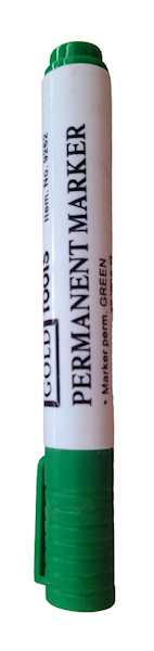 Marker permanentny zielony