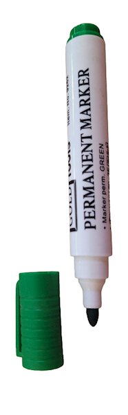 Marker permanentny zielony