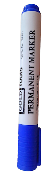 Marker permanentny niebieski