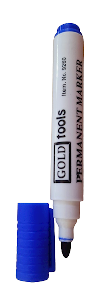 Marker permanentny niebieski