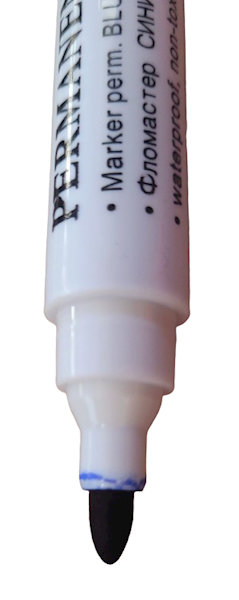 Marker permanentny niebieski