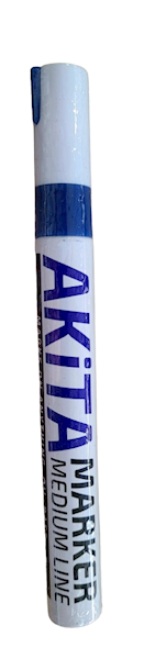 Marker permanentny  olejny niebieski