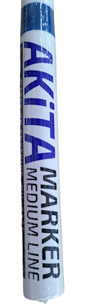 Marker permanentny  olejny niebieski