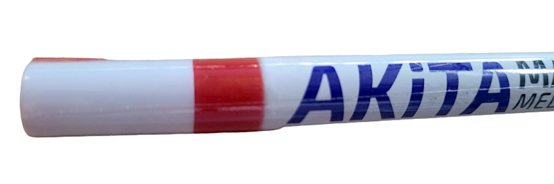 Marker permanentny  olejny czerwony