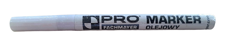Marker olejowy biały PRO