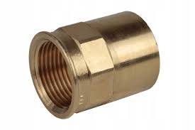 Miedź nypel gwint 1/2" x18 GW