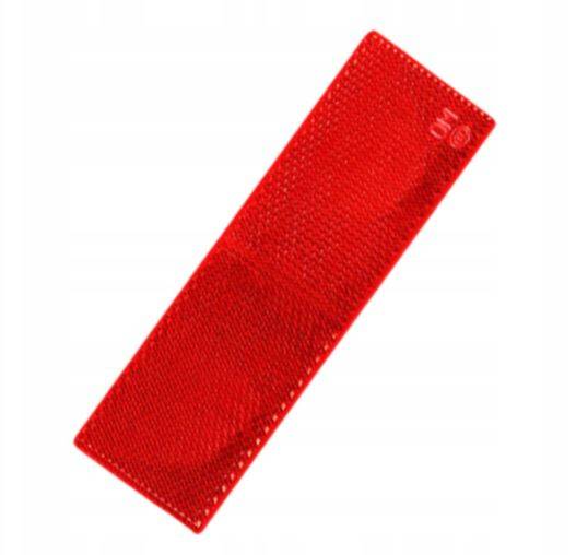 Naklejka odblaskowa czerwona 5x20