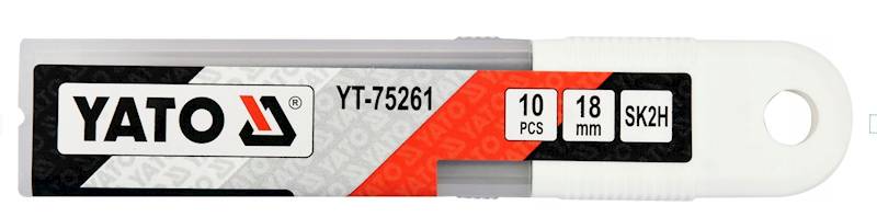 Ostrza do nożyków  18mm  10szt ULTRA SHARP  YATO