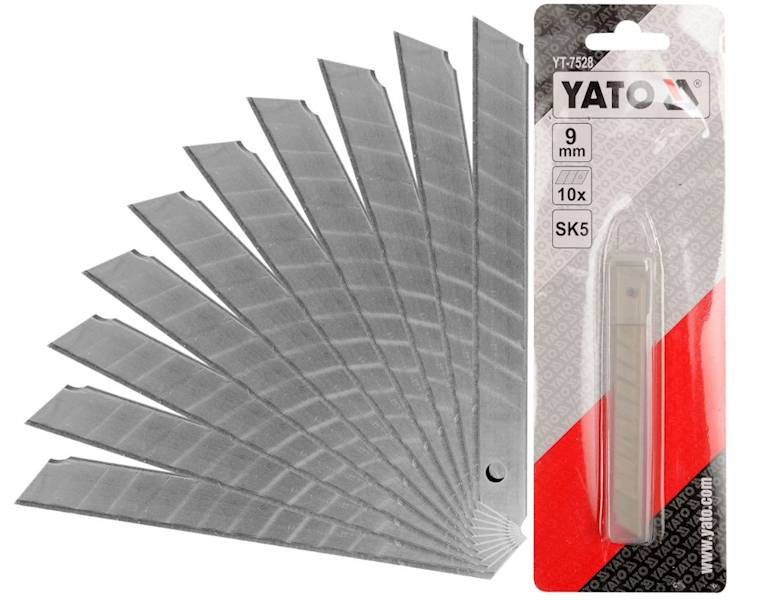 Ostrza do nożyków   9mm  10szt YATO