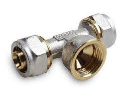 PEX Trójnik 16x1/2" GW skręcany