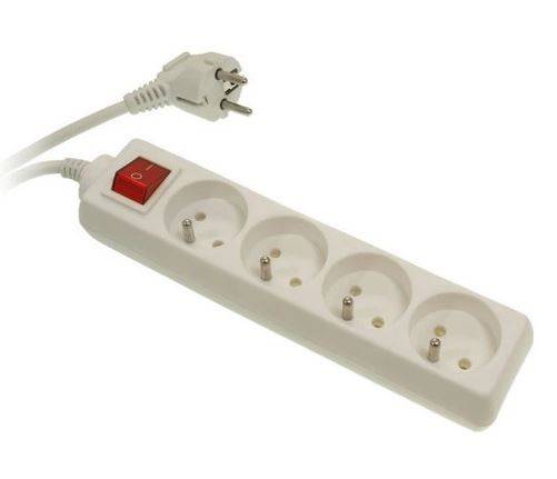 PRZEDŁUŻACZ ELEKTR. 4G 3m z wyłcz.