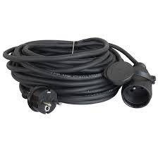 Przedłużacz budowlany 3x1,5 mm guma 15m