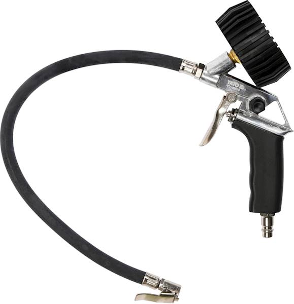 PISTOLET DO POMPOWANIA Z MANOMETR. YATO