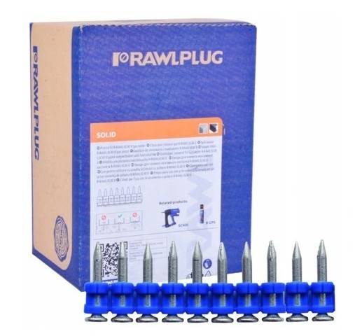 RAWPLUG gwoździe do stali i bet 17mm (1000szt)