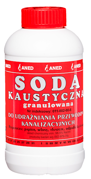 Soda kaustyczna 0,50kg