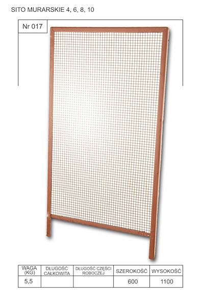 Sito murarskie 4/4 40/60
