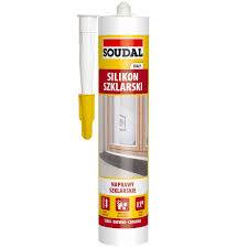 Silikon szklarski biały 280ml. SOUDAL