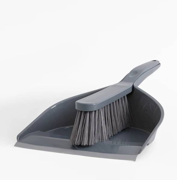 Śmietniczka ze zmiotką plastik