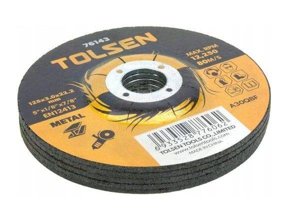 Tarcza    do przecinania stali    125x3,0   TOLSEN
