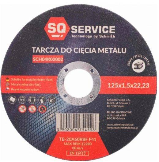 Tarcza    do przecinania stali    125x1,0  SQ