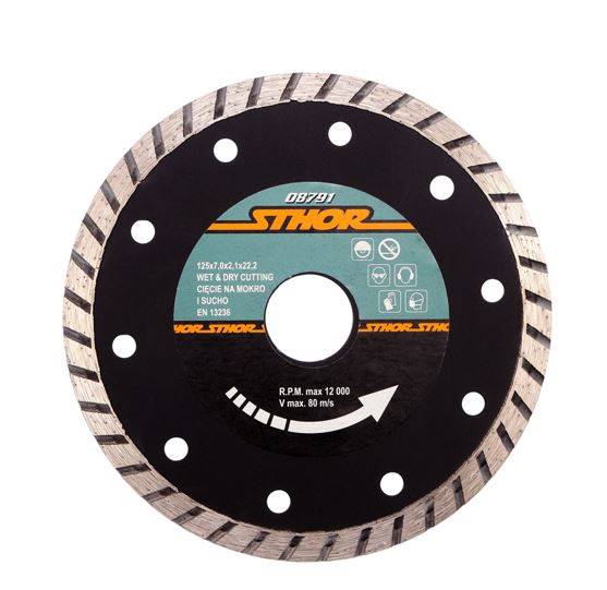 TARCZA DIAMENTOWA  125mm X22,23  Turbo SCHMITH   