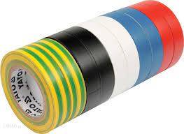 TAŚMA PCV 19mm./10m kolorowa 10sztuk