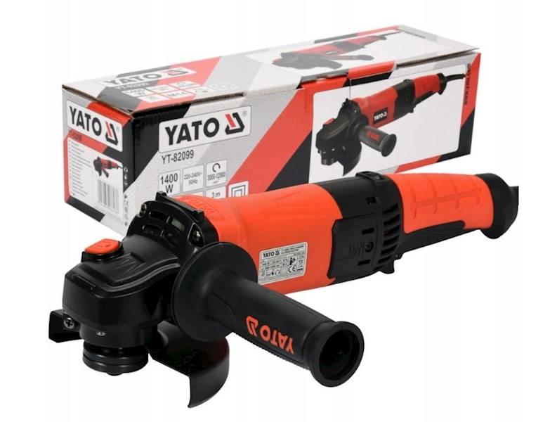 E Szlifierka Kątowa   125mm 1400 W YATO 