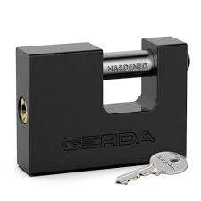 Kłódka sztabowa 60mm żeliwna Gerda