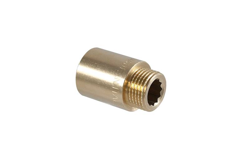 Mosiądz Przedłużka 1/2"x10 wzm.mosiądz