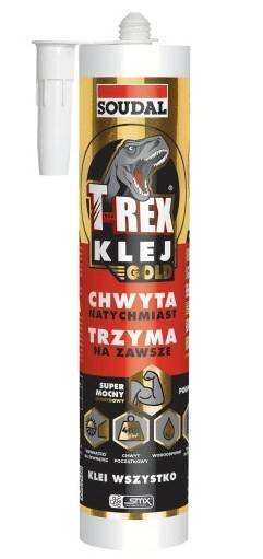 Silikon  klej T-REX GOLD Hybr. 290 ml