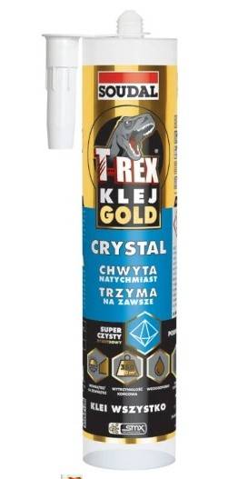 Silikon  klej T-REX GOLD Crystal 290 ml