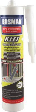 Silikon  Akryl klej montażowy wodny 300ml