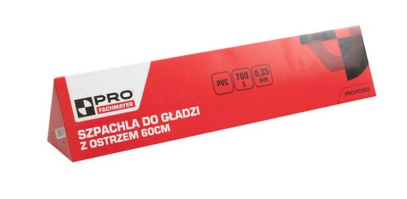 SZPACHLA DO GŁADZI Z OSTRZEM 60 cm PRO