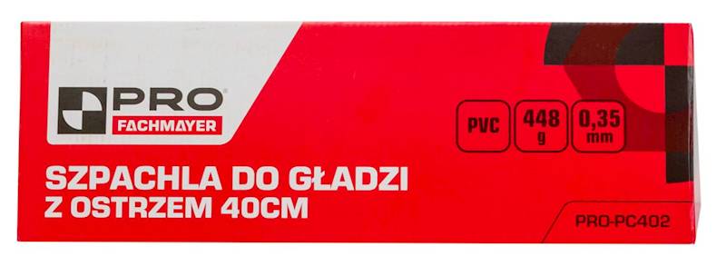 SZPACHLA DO GŁADZI Z OSTRZEM 40 cm PRO