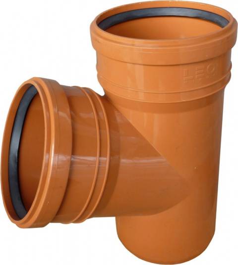 trójnik pomarańczowy PP fi 160/87st.