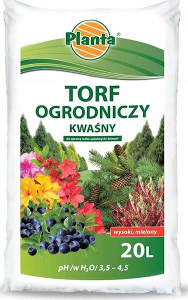 Torf ogrodniczy kwaśny 20 L