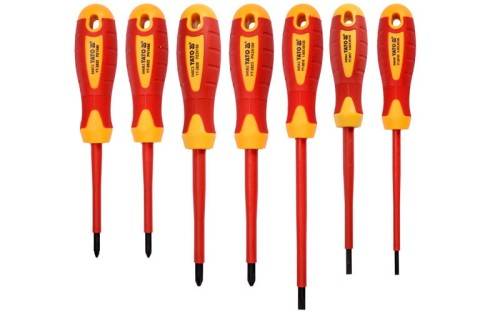 Wkrętaki izol.1000v 7szt.  YATO