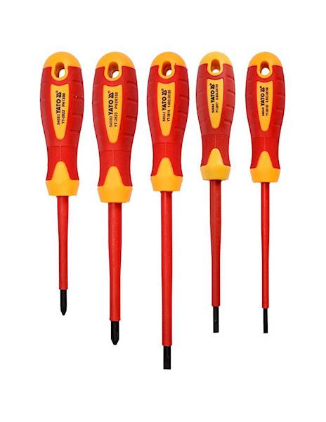 Wkrętaki izol.1000v 5szt.  YATO