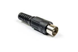 Wtyczka antenowa prosta TV