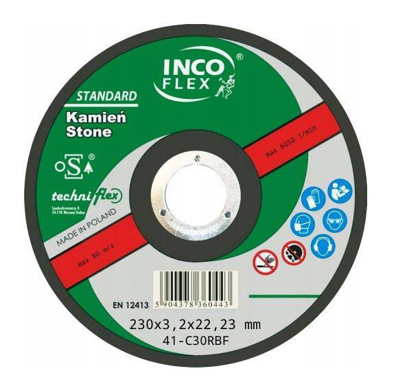 TARCZA   DO KAMIENIA 230x3,2 INCO