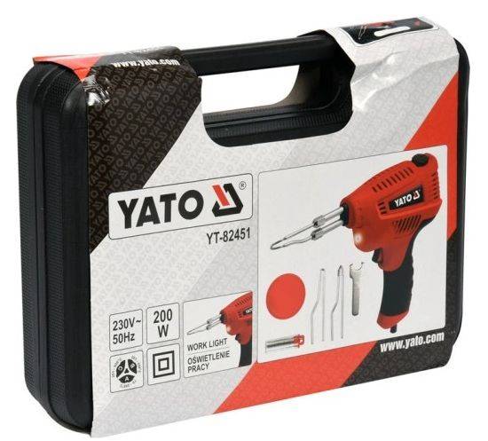 E lutownica transf. 200W YATO