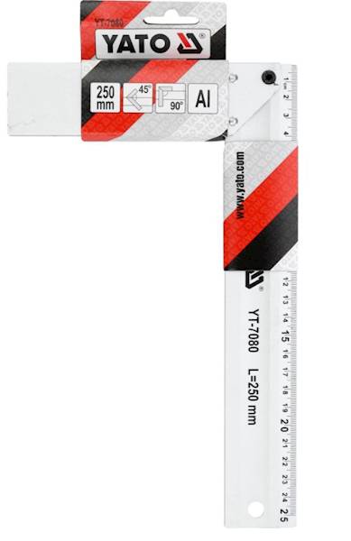 KĄTOWNIK   ALUMINIOWY 250mm  Yato
