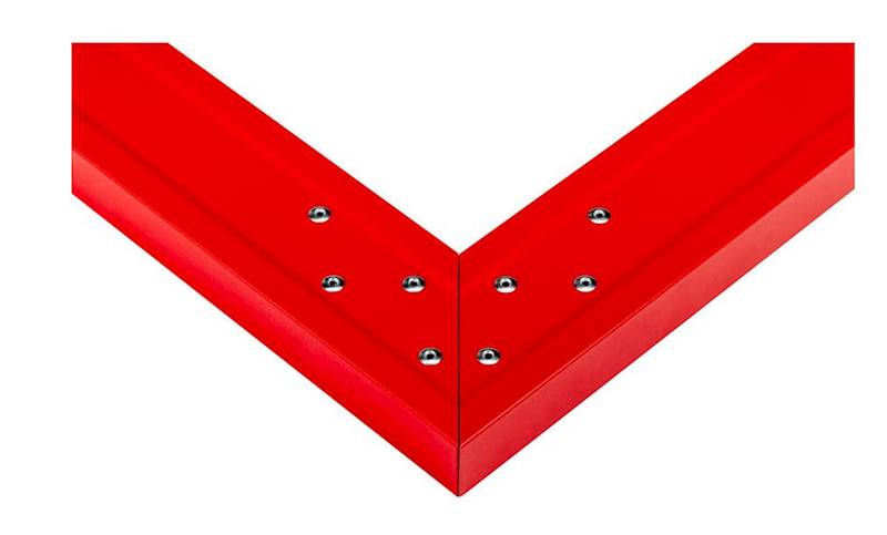 Kątownica czerwona P/P 50x100cm