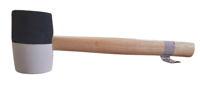 Młotek gumowy   YATO 450g. drewniana rączka