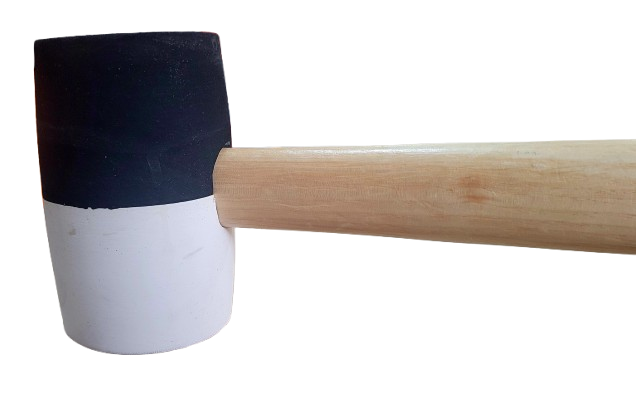 Młotek gumowy   YATO 450g. drewniana rączka