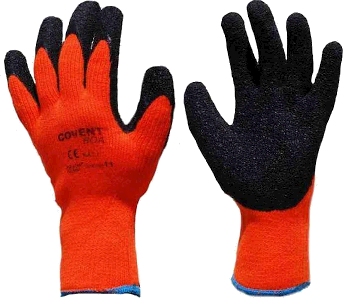 R  rękawice    robocze ocieplane pomarańczowe  9