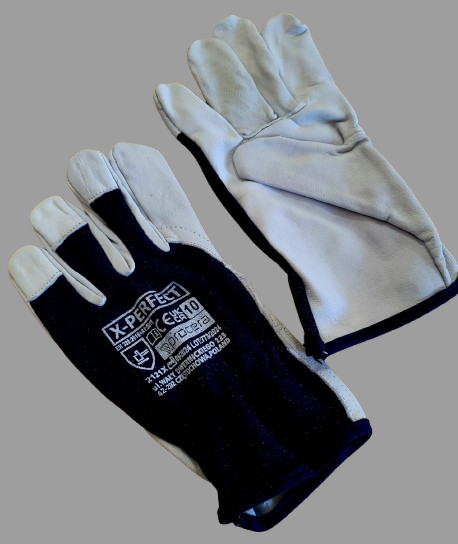 R  rękawice    kozia skórka   bez rzepa 10